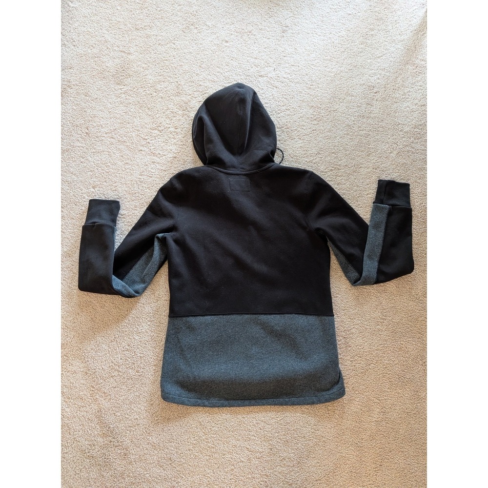 47 Brand Pittsburgh Steelers Full Zip Hoodie Jacket Forward Fleece Black Grey - Picture 8 of 8
